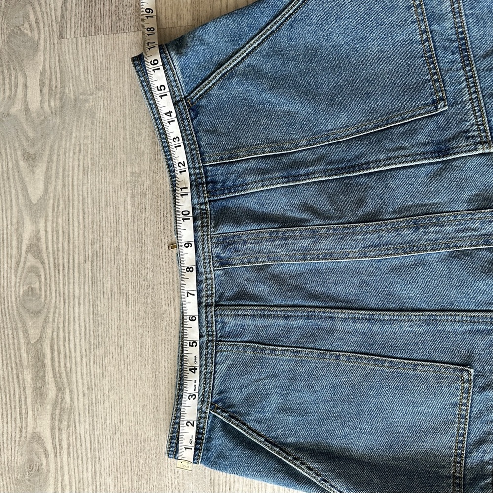 CAbi Blue Denim Mini Skirt - Picture 9 of 11